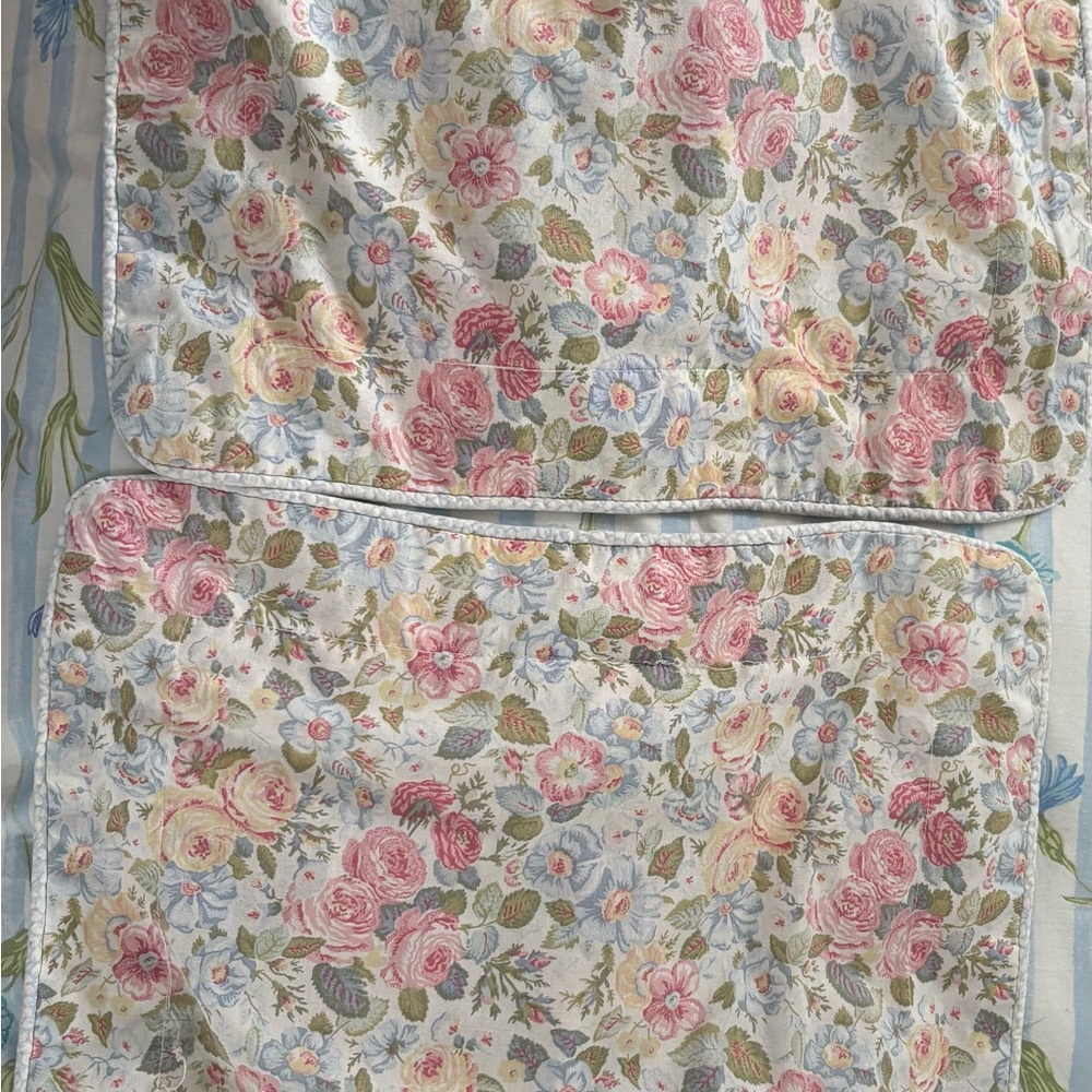 Vintage Quartet Laura Ashley Throw Pillow Covers
